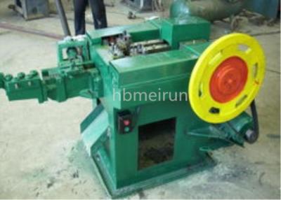 China Common Iron Nails Manufacturing Machine , Automatic Nail Machine With Cutting Feed Clamp for sale