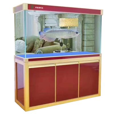 China Super Clear Viable Luxury Home Aquarium Furniture Large FengYun 2B Arowana Tank for sale