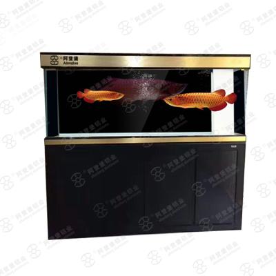 China Sustainable Customized Quality Aquariums Fish Tank Set Glass Cabinet Living Room Aquarium for sale