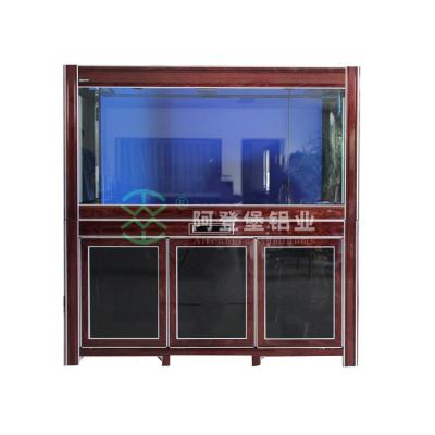 China Factory direct sale 15 viable arowana fish tank holder clear glass home aquarium cabinet for decoration for sale