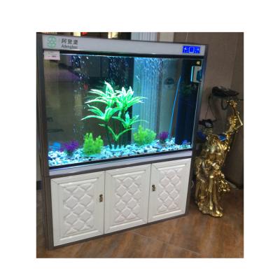 China Viable Altenburg grain aquarium furniture professional glass aquarium wooden kabinet fish tank for sale