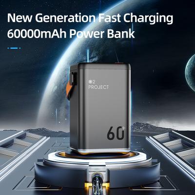 China Fast Charging Support Free Sample Manufacturing AC Power Bank 50000 MAh / 60000 MAh Backup Battery 20v Output Power Bank for sale