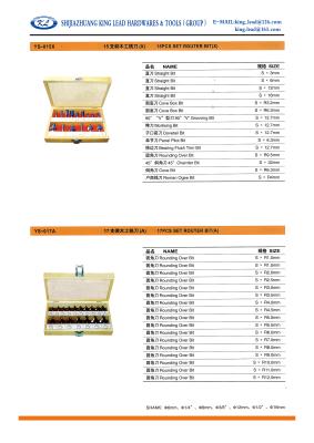 China 17PCS SET ROUTER BIT for sale