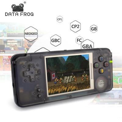 China Support TF Card Extend Data Frog Handheld Game Console NEOGEO/G.BC/FC/CP1/CP2/GB/G.B.A. for sale