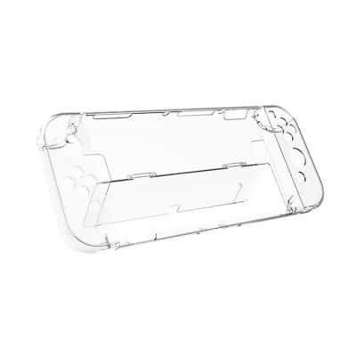 China DATA FROG Crystal Clear Shell Easy Installation For Nintendo Switch OLED Console Transparent Shockproof Protective Case For NS Nintend Switch OLED for sale