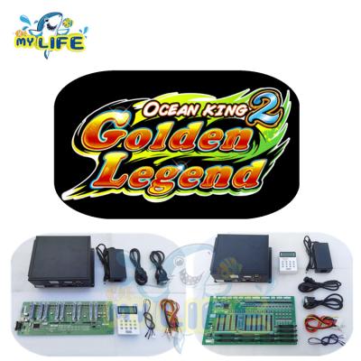 China Aracde Coin Operated 2021 Machine 2021 Ocean Legend King Fish Video Game Hot Selling Golden Board for sale