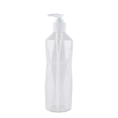 China White Plastic Sample Bottle Lotion Pump Bottle For Shampoo Hair Bath Conditional Square Bottle Plastic Bottle for sale