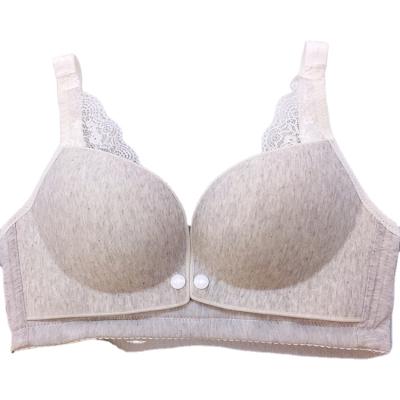 China Antistatic Dedicated Front Button For Pregnant Women Ladies Seamless Breathable Bra for sale