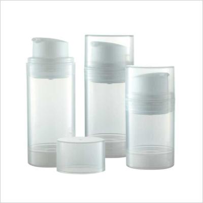 China 50ml 80ml 100ml Cosmetic Airless Bottle PP PCR Cosmetic Packaging Single Wall for sale