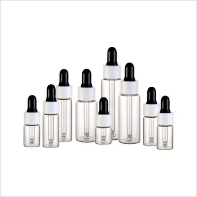 Cina Cappuccio di plastica di vetro trasparente 5ml 7ml 8ml 10ml 12ml 15ml 20ml 25ml 30ml del contagoccia della bottiglia di olio dell'essenza in vendita