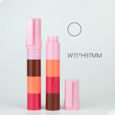 China Stapelbare lippenstiftcontainer meerdere kleuren lippenstiftdoos lippenstiftbuis fabriek Te koop