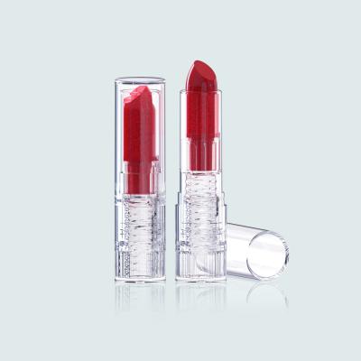 Κίνα Σωλήνας Clear Lipstick όλα τα μέρη σε υλικό PET Refillable δοχείο κραγιόν κατασκευαστής θήκη κραγιόν προς πώληση