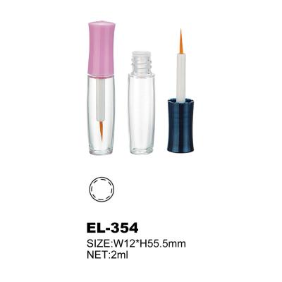 China Cylinder Shape Empty Eyeliner Bottle With Screw Cap 2ml Capacity en venta