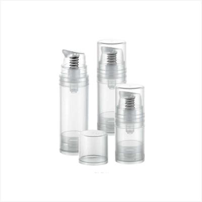 China kosmetische luftlose Flasche der Pumpe pp. der einzelnen Wand Runde 5ml 10ml 15ml für Lotionswesentliches und -creme zu verkaufen