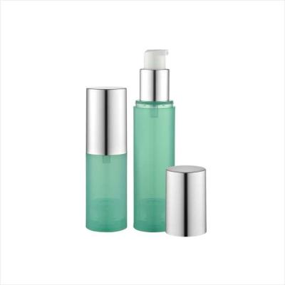 China 15ml 30ml 80ml  Round Single wall Cosmetic Pump bottle Airless bottle for sale