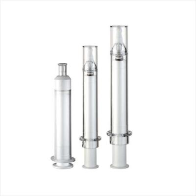 China 10ml 20ml Syringe bottle Airless Pump Bottle with Applicator Eye Cream bottle Essense bottle for sale