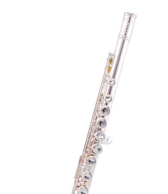 China Silver Plated Wholesale Professional Instrument Beginners For Woodwinds Flute OEM Cheap for sale