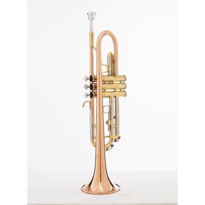 China New Design Musical Instrument Very Good Hot Selling Piston Brass Heavy Trumpet Sound Monel Material for sale