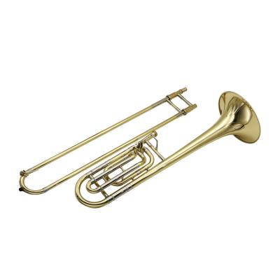 China Hot Selling Tenor Fashion Musical Instrument Piston Brass Material Trombone for sale