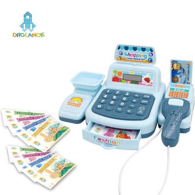 China Healthy Import Toy Cash Register For Kids Role Playing House Supermarket Set for sale