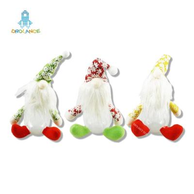 China Plastic Candy Box Santa Claus Candy Bottle Sweet Christmas Candy Jar Cute Kids Christmas Candy Box Factory Price For Decoration for sale