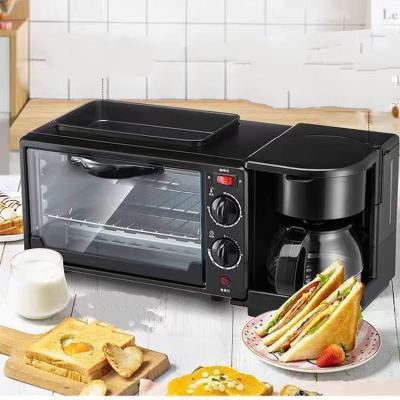 China 9L Electric Oven Coffee Machine Frying Pan-Three-in-One Breakfast Kitchen Appliance en venta