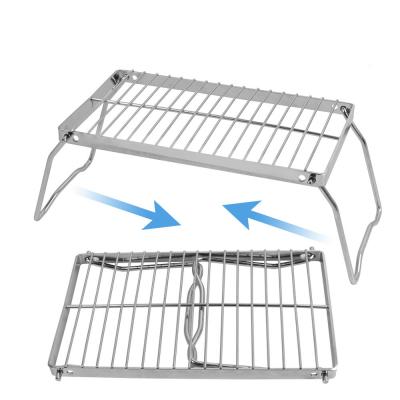 China Foldable Food Grade Stainless Steel BBQ Grill Rack Without Overheating Protection zu verkaufen