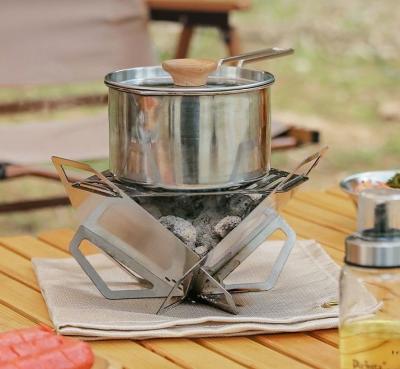 China Brandveiligheidsapparaat Draagbare camping barbecue kachel voor op maat gemaakte avonturen in het buitenleven Te koop