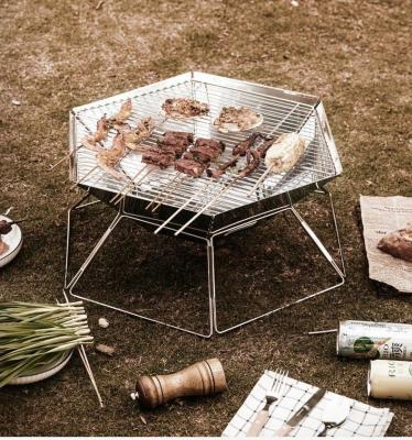 China Niet-gecoate afwerking van kampvuur van roestvrij staal barbecueoven voor klantvereisten Te koop