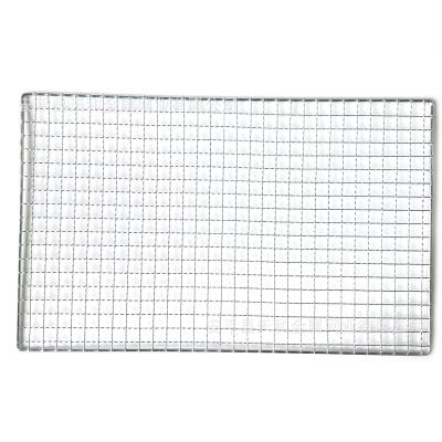 China Stainless Steel Rectangle BBQ Net Wire Mesh Net Barbecue Grill Net Mesh for Grilling zu verkaufen