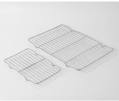 China Customized Stainless Steel Wire Square Straight Parallel Line Barbecue Net For Baking for sale