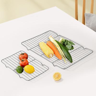 China Customization Food Grade Stainless Steel Wire Mesh Baking Net Square BBQ Barbecue Net for sale