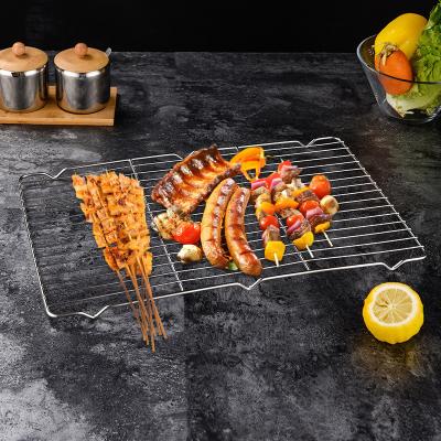 Chine Réservoir de cuisson en acier inoxydable en maille de longue durée pour barbecue boulangerie barbecue Net Pan Tray à vendre