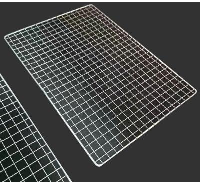 China Stainless Steel Wire Square Straight BBQ Net Mesh in Various Sizes for Customized Barbecue zu verkaufen