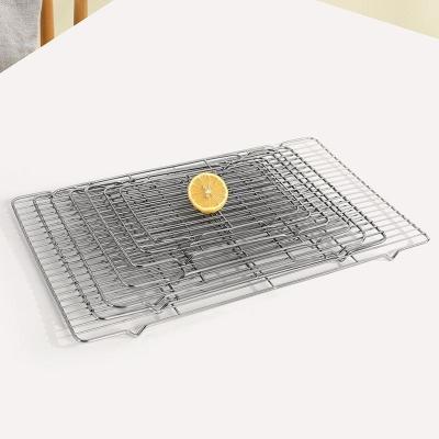 China Customized Request Food Grade Stainless Steel Wire Mesh Oven Rack in Customizable Size zu verkaufen