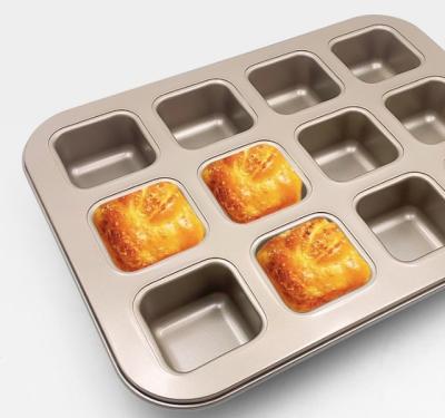 China Retro Square Carbon Steel Baking Dishes Cookware Pans Multipurpose Kitchenware for sale