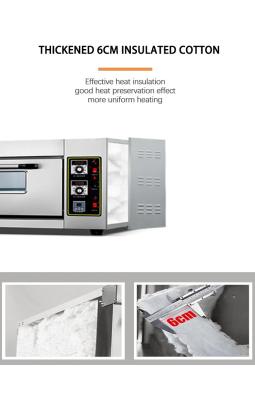 China Durable Stainless Steel Commercial Electric Pizza Oven Kitchen for sale