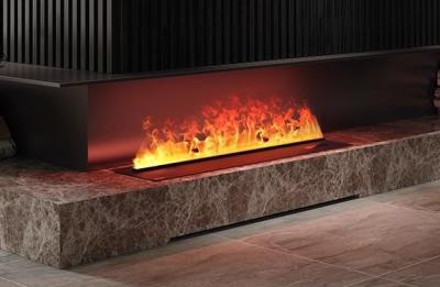 China Electric Mantel Fireplace Country Style Mantelpiece Controlled Remotely for sale