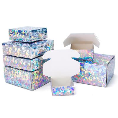 China Gift & Craft Glass Laser Packing Cardboard Festival Party Gift Box Soap Broken Paperboard Supports Customized Size And Logo Printing for sale