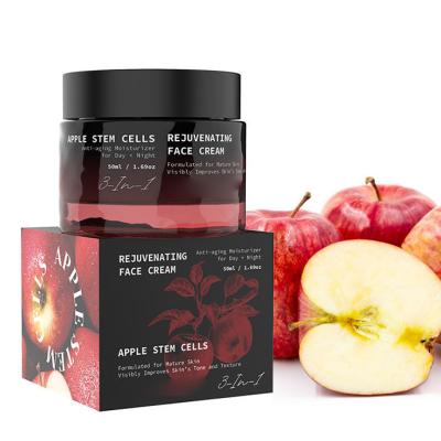 China OEM ODM Skin Care Anti Fine Lines Wrinkles Solution Natural Apple Stem Cell Facail Cream for sale