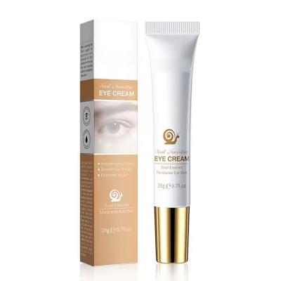 China Anti Aging Skin Firming Cream Under Eye Anti Wrinkle Snail Mucin Origins Eye Cream for sale