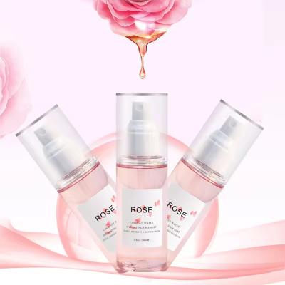 China Facial Skin Brighten Rose Water Toner Moisturizing Whitening Hydrating Toner For Dry Skin for sale