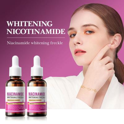 Chine OEM Essence de beauté Liquide sérum hydratant Nicotinamide éliminer les taches de rousseur blanchiment à vendre