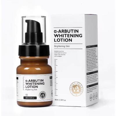 China Loción para blanquear la cara Alfa Arbutin Mancha oscura Crema facial Loción para el cuidado de la piel Loción facial en venta