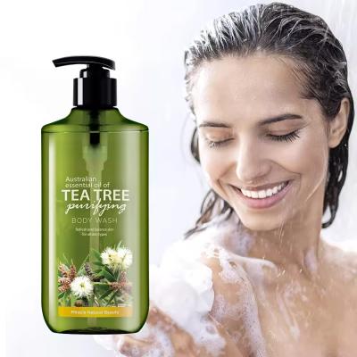 China Tea Tree Olie Body Care Was Deep Cleaning Geparfumeerd Antibacteriële Lichaam Reiniging Gel Te koop