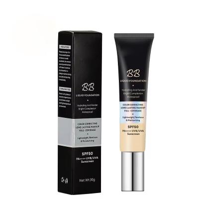 Cina Crema solare BB Crema idratante a lunga durata Protezione della pelle bianca Liquid Foundation Makeup in vendita