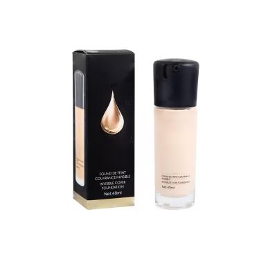 China Light Beige Make Up Concealer Liquid Foundation High Natural Coverage For Dark Skin ﻿ for sale