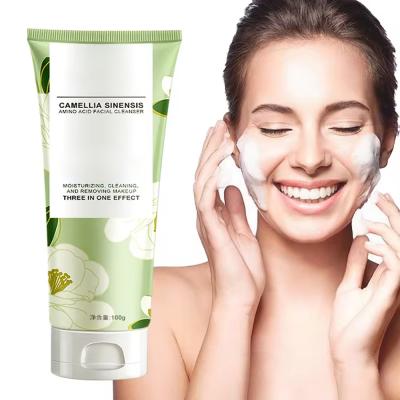 China Aminoácidos Camellia Limpieza facial Loción limpiadora refrescante Profundamente fragancia floral en venta