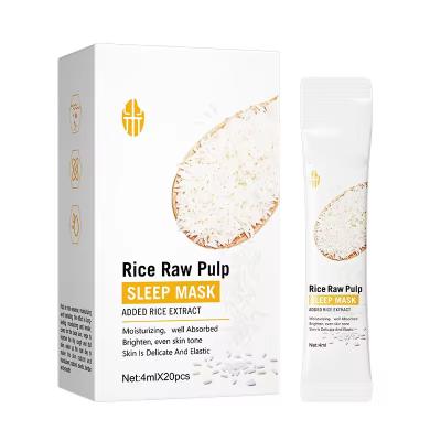 China Moisturizing Face Mask Rice Original Skin Protecting Facial Retinol Mask Moisturizing for sale