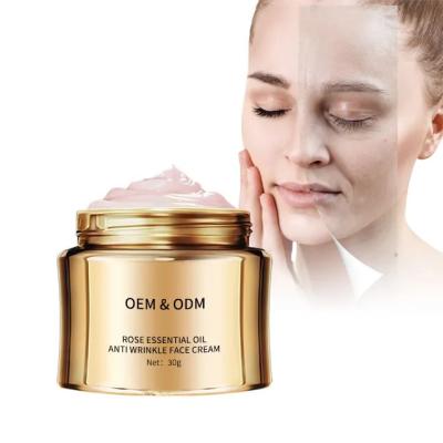 China Beauty Natural Rose Lotus Extract Reparación Crema Facial Hidratante Antirrugas Aceite de Rosa Crema Facial para todos los tipos de piel en venta